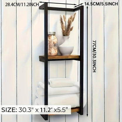 Compact Bathroom Towel Holder
