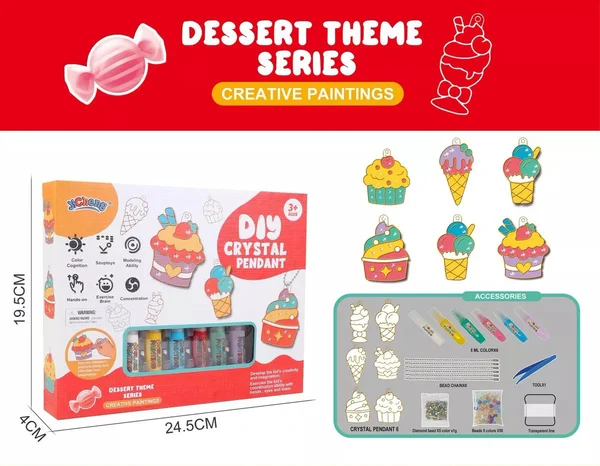 Colorful Crystal Pendant Making Kit