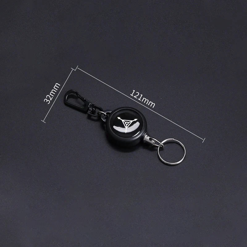 Strong Compact Keychain with Carabiner Clip