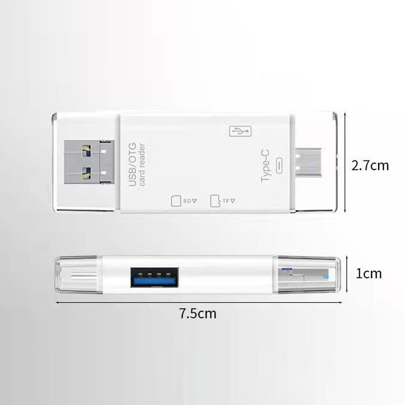Multi-Function 6-in-1 USB Card Reader