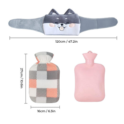 Soft Reusable Heat Wrap Belt for Hot Water Bottle