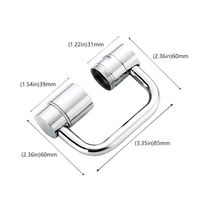 Adjustable Faucet Spray Nozzle Extender