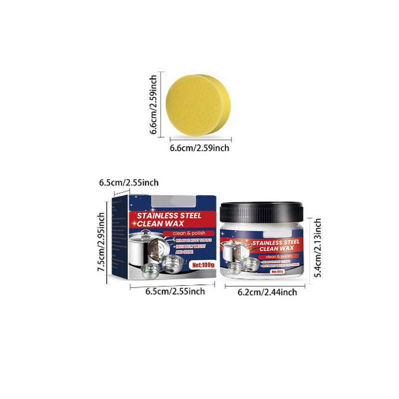 Heavy Duty Metal Polish Cleaning Wax