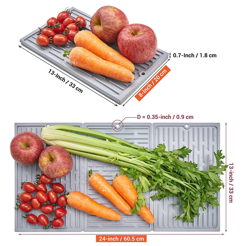 Soft Folding Bathroom Drain Mat