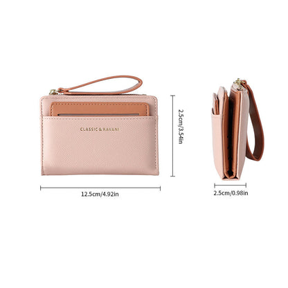 Practical Zip Around Wallet with Multiple Card Pockets