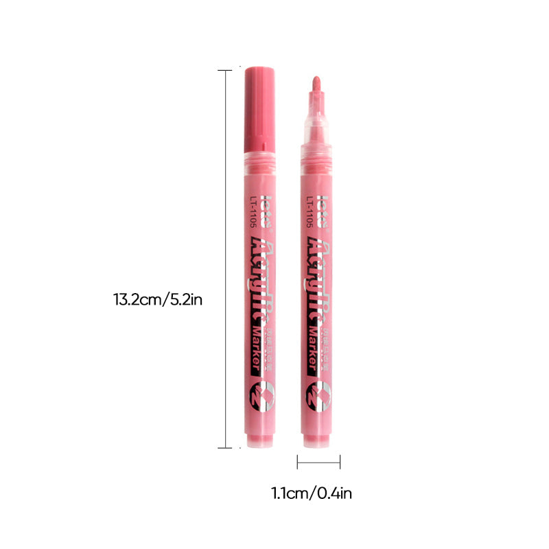 Vibrant Acrylic Paint Art Markers