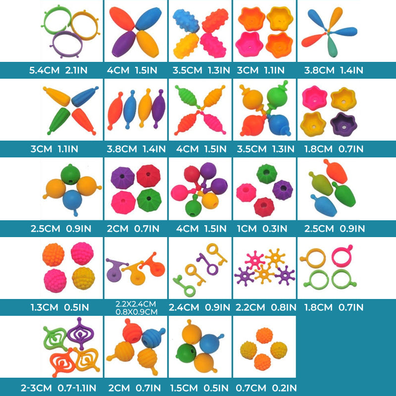 Colorful DIY Bead Jewelry Making Kit
