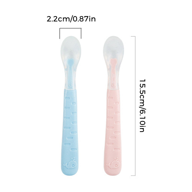 Soft Baby Silicone Spoon Set