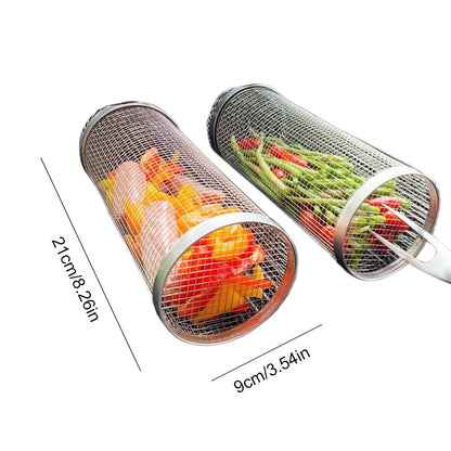 Round Barbecue Grill Basket