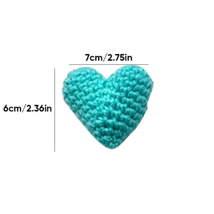 Handmade Crochet Heart Shaped Bag