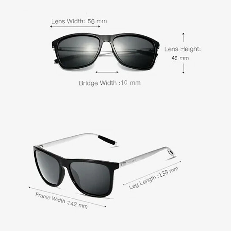 Fesara | Lightweight Polarized Shades with Metal Frame