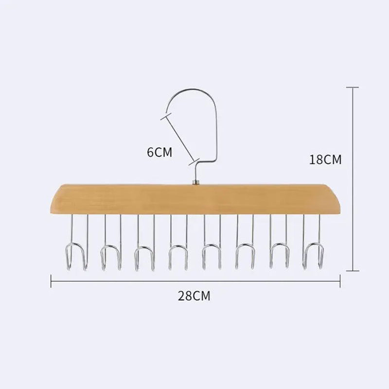 Sturdy Closet Organizer with Multiple Hooks