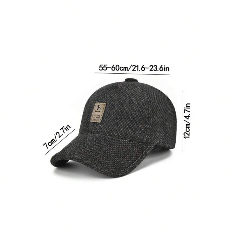 Warm Beanie Baseball Cap with Ear Flaps