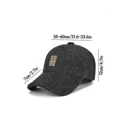 Warm Beanie Baseball Cap with Ear Flaps