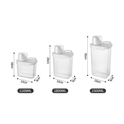 Fresh Food Storage Container with Measuring Cup
