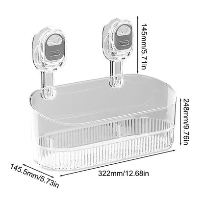 Easy Install Bathroom Suction Cup Storage Container