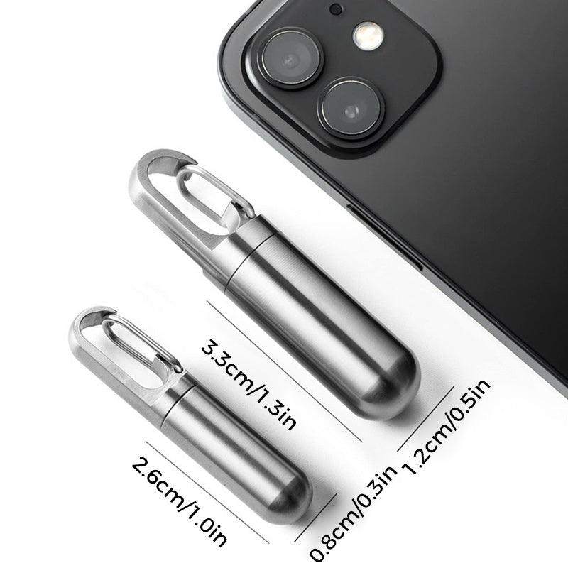 Travel Medication Case Stainless Steel Box
