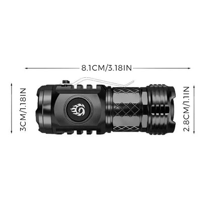 Bright 3 LED Compact Pocket Flashlight