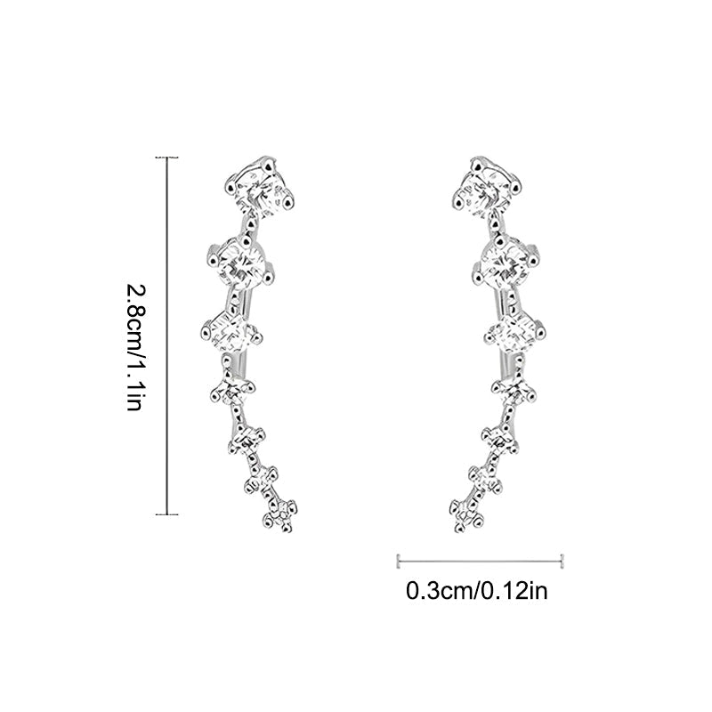 Luxurious Diamond Solitaire Earrings