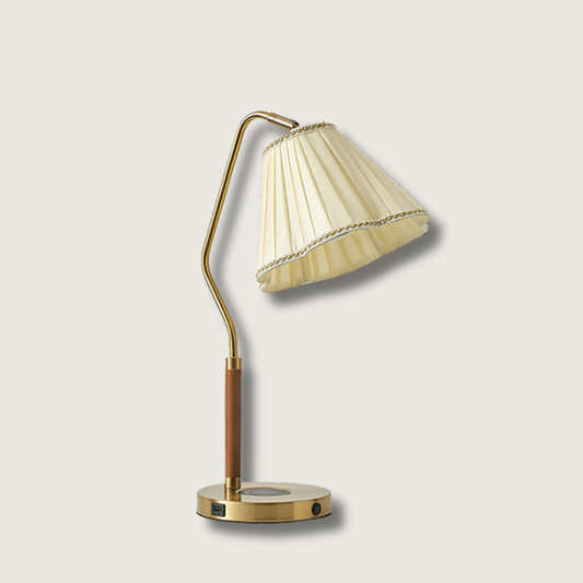 Elegant Soft Shade Table Lamp - Fesara