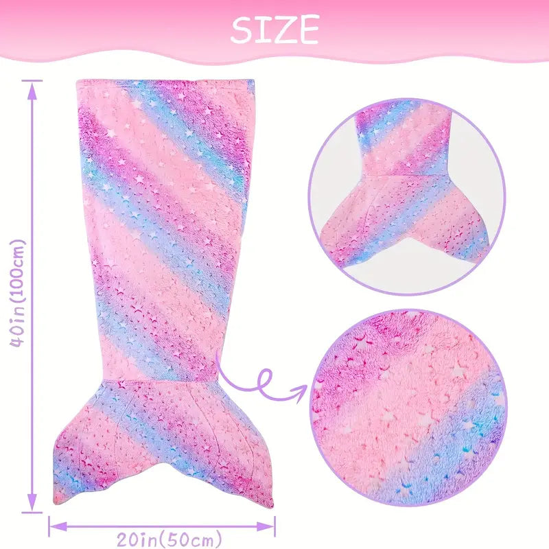 Colorful Ocean Mermaid Sleep Bag