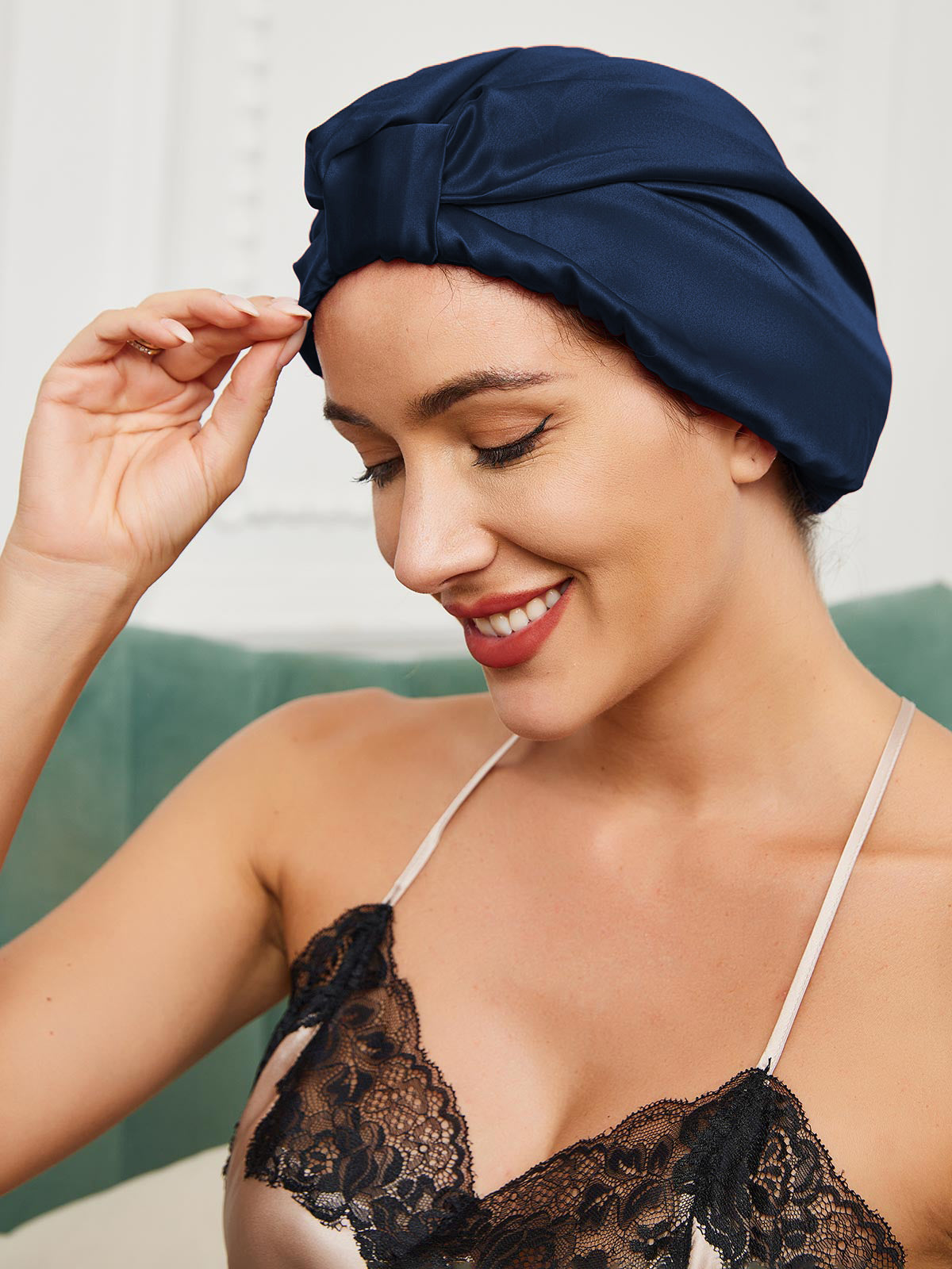 Soft Satin Sleep Hair Cap