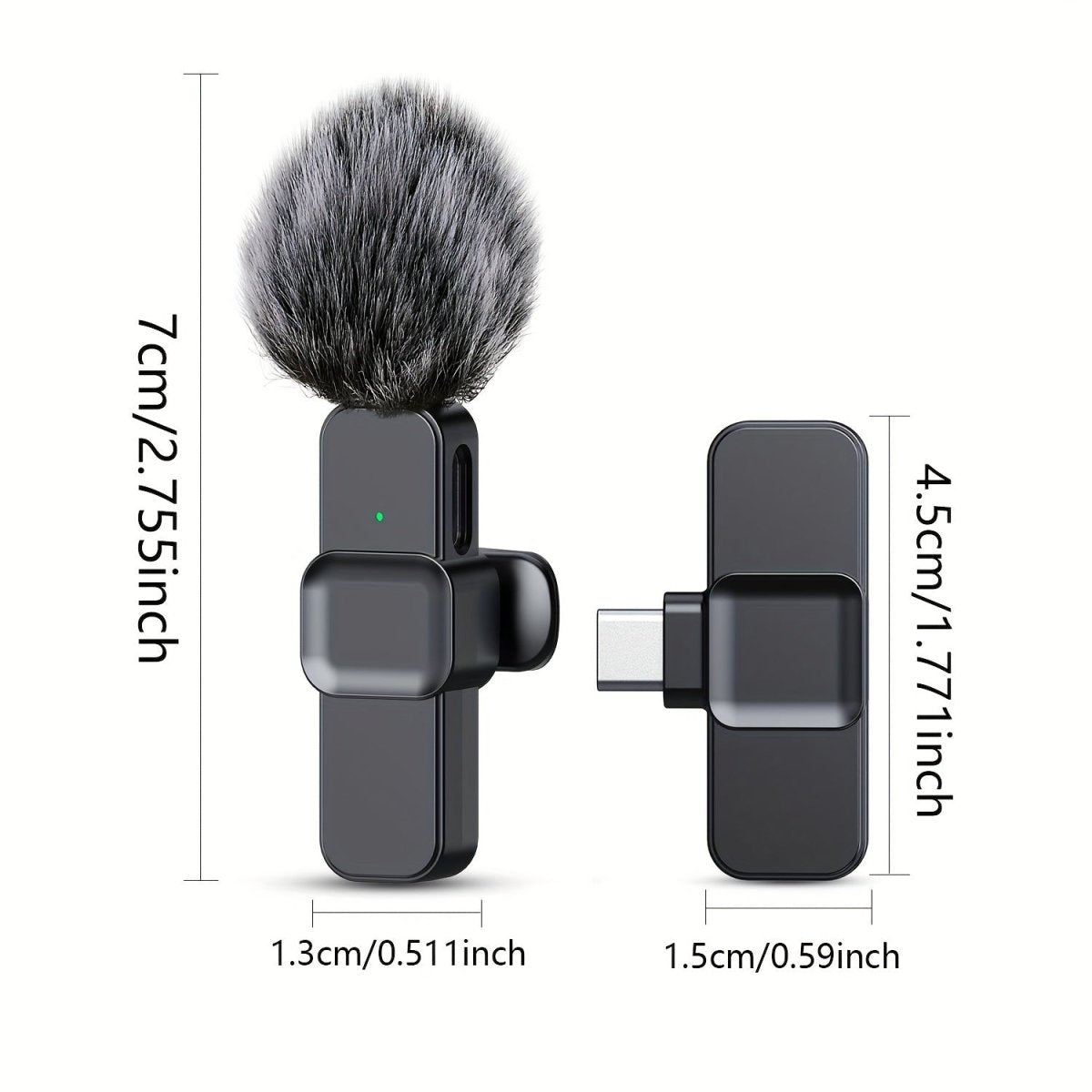 Compact Clip On Mobile Microphone