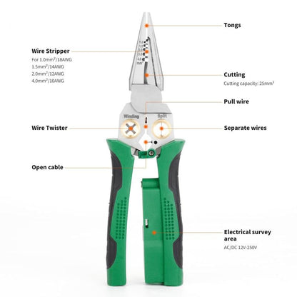 Multitool 8-in-1 Handyman Pliers