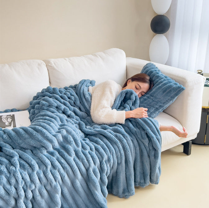 Soft Plush Winter Throw Blanket