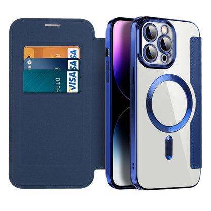 Slim Magnetic Flip Phone Case Cover - Fesara