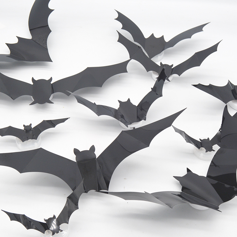 Spooky 3D Bat LED Wall Lamp