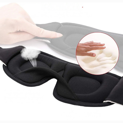 Comfortable Sleep Eye Mask with Soft Breathable Fabric