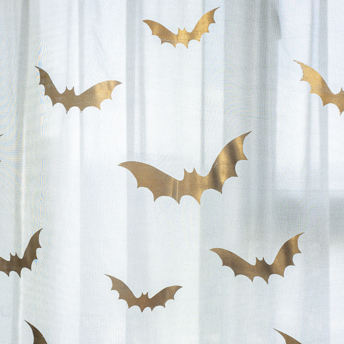 Delicate Bat Print Window Curtains