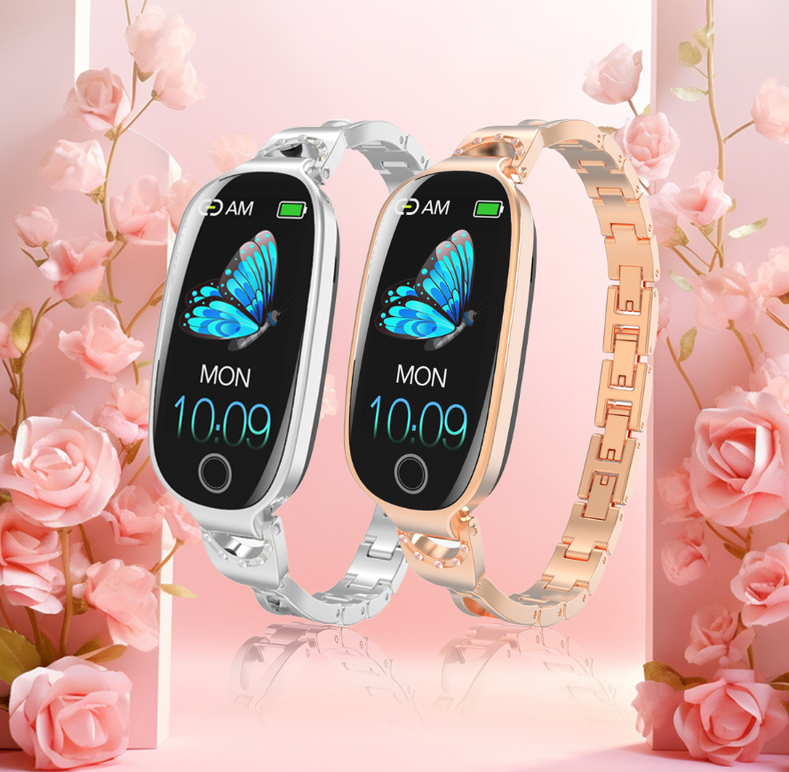 Stylish Women's Fitness Smartwatch Tracker