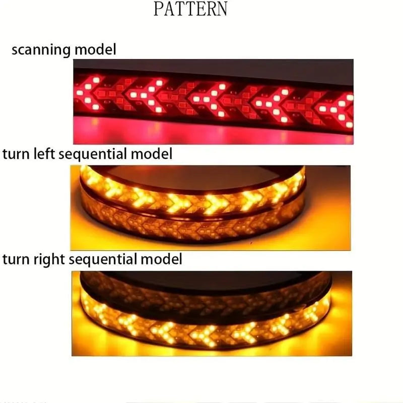 Fesara | 48-inch Dual Color LED Tail Light Strip – Ultra Bright Car Signal Light