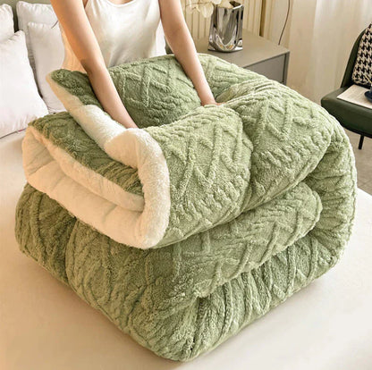 Soft Plush Winter Duvet Cover - Warm Fleece Bedding Set - Fesara