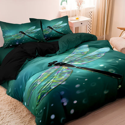 Beautiful Dragonfly Quilt Bedding Set - Fesara