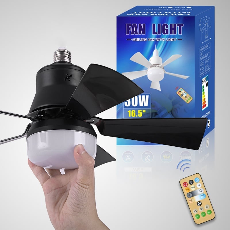Compact 2-in-1 Ceiling Fan and Light Kit