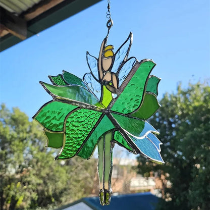 Colorful Handmade Glass Top Spinner