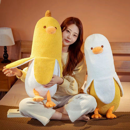 Cuddly Banana Duck Soft Plush Pillow