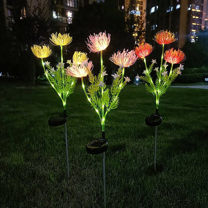 Colorful Outdoor Solar Flower Lamp