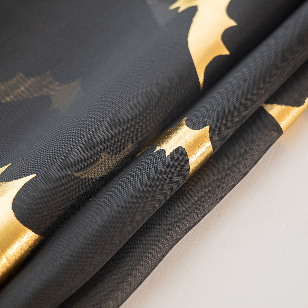 Delicate Bat Print Window Curtains