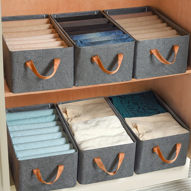 Collapsible Closet Storage Container for Folded Clothes - Fesara