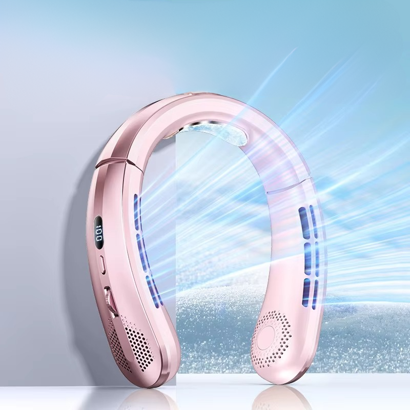 Compact Portable Neck Fan Cooler Rechargeable Personal