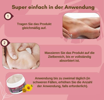 Fast Relief Foot Cream for Dry Itchy Feet