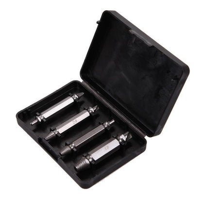 Easy Out Screw Remover 4Pc Set Double Ended Drill Bits - Fesara