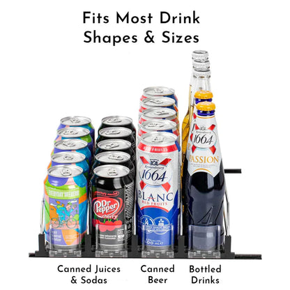 Compact Fridge Storage Organizer for Extra Space