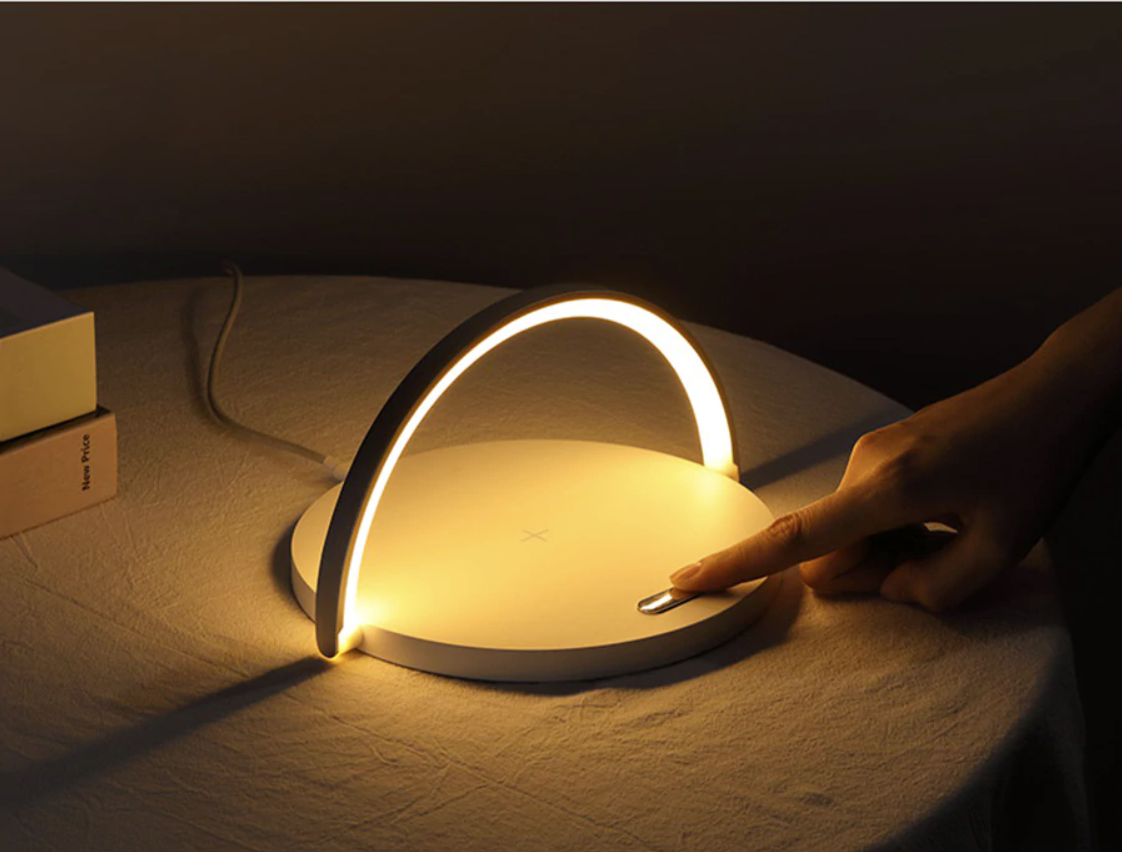Ambient 3-in-1 LED Night Lamp With Wireless Charger