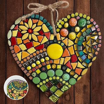 Vibrant Love-Shaped Outdoor Decor