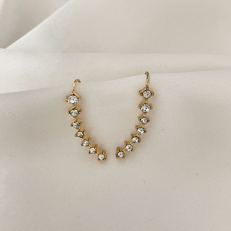 Luxurious Diamond Solitaire Earrings